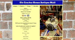 Desktop Screenshot of olecrackerhouseantiquemall.com